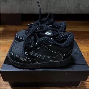 Nike Jordan 1 Retro Low OG SP Travis Scott “Black Phantom” DO5441-001 TD Size 4C